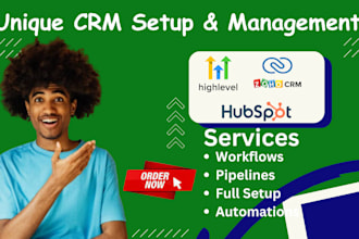 be your gohighlevel, zoho CRM and hubspot virtual assistant