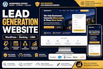 build high converting lead generation wordpress website appointment booking
