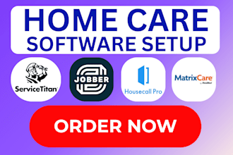 setup home care crm servicetitan jobber housecallpro matrixcare axiscare wellsky