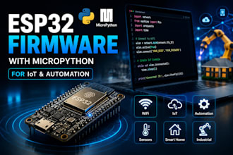 program esp32 firmware with micropython for iot and automation