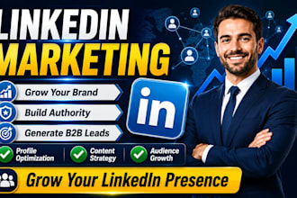 do linkedin marketing to grow your brand, network and generate b2b leads