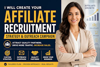 create your affiliate recruitment strategy and outreach campaign