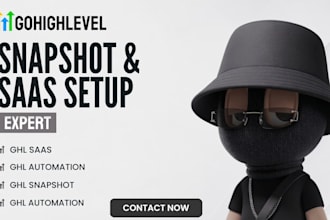 gohighlevel snapshot, ghl saas white label setup, go highlevel agency automation