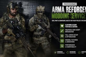 edit and port custom clothing, weapons, and equipment scripts to arma reforger