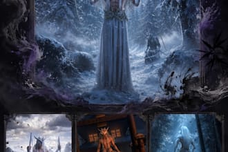 create a cinematic cosplay poster with photo manipulation