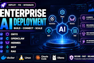 setup fix onyx openclaw hermes mcp claude code ollama docker linux rag ai agent