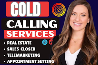 be your professional real estate cold caller appointment setter