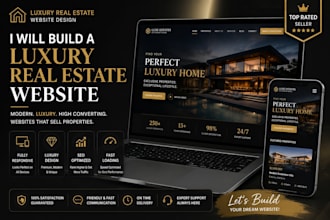 build a luxury real estate website