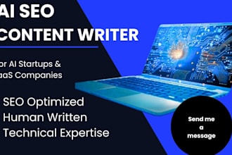 write SEO ai content for saas, startups, and software companies