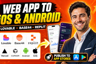 convert lovable to ios base44 to ios capacitor deploy publish ai app testflight