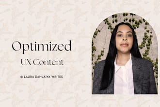 write optimized UX website content