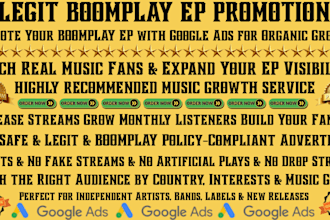 do best organic boomplay ep music promotion for real growth using google ads