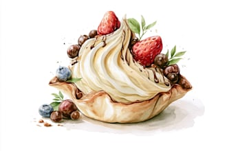 create a custom watercolor illustration