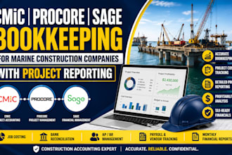 do cmic, procore and sage bookkeeping for marine construction companies