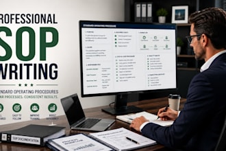 write professional sops, standard operating procedures