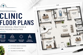 clinic floor plans for private medical practices and healthcare facilities