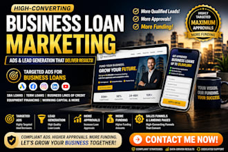 do business loan marketing and mca lead generation via facebook and googgle