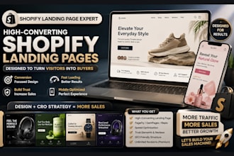 design high converting shopify landing page with pagefly gempages replo