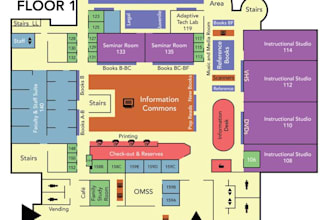 vector school map design for campus layout, classroom, and wayfinding