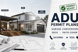 design adu, garage conversion deck patio cover permit plans for california texas