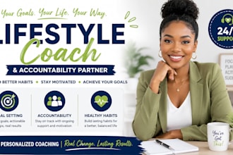 be your lifestyle coach and accountability partner