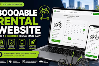 build a booqable bike and escooter rental website