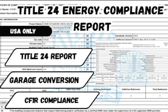 prepare california title 24 energy compliance reports