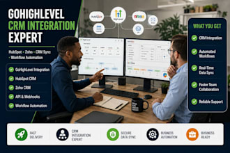 integrate gohighlevel with hubspot zoho or your crm