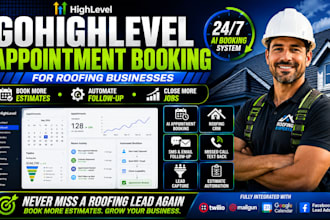set up automated appointment booking for your roofing business