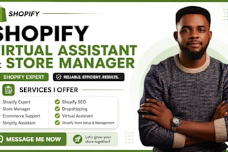develop shopify ecommerce website shopify virtual assistant shopify seo expert