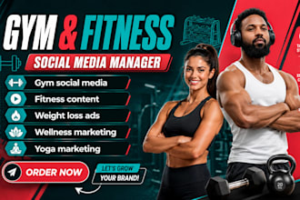 be your fitness social media manager for gym marketing and organic growth