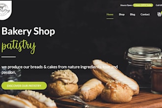 design wix wholesale bakery website wix wedding cake website wix ecommerce site