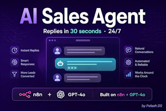 build n8n whatsapp ai agent for lead followup and sales automation