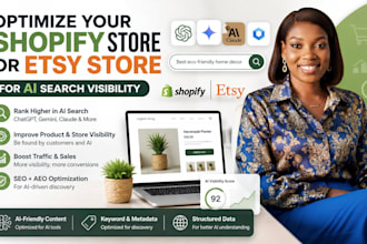 optimize your shopify store or etsy store for ai search visibility