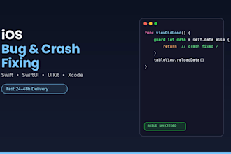 fix ios swift app crashes, bugs and errors