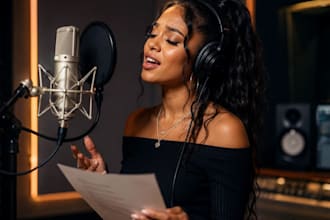 be a professional female singer, female vocalist, songwriter, and pop singer