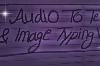 do accurate audio transcription and image to text typing work manually