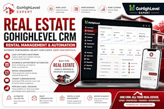 real estate gohighlevel crm rental management automation crm real estate ghl crm