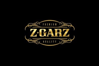 design powerful line cigar brand logo