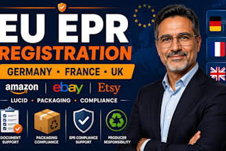 register germany france UK epr for amazon ebay and etsy sellers