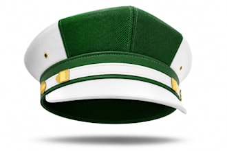 create 3d cap modeling, hat design and realistic product rendering