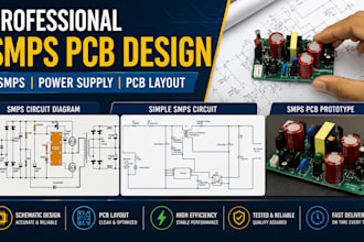 create professional smps and power electronic  pcb design