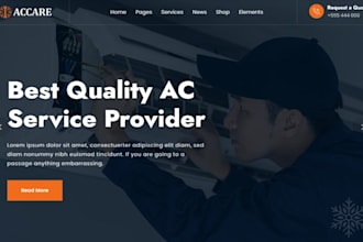 design wix hvac website heating cooling repair company air conditioning website