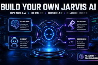 build your jarvis ai assistant with openclaw, hermes agent, obsidian ai