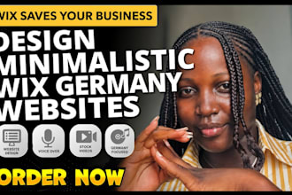 redesign geman wix website migrate lovable to wix german content site wix header