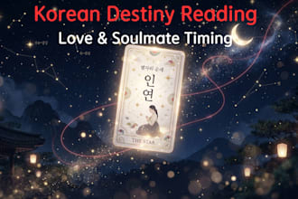 reveal your love timing with korean tarot and astrology