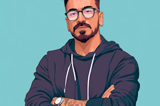 draw your picture into cool and simple cartoon