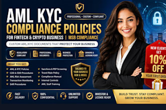 aml kyc compliances policies for fintech and crypto business, msb compliance