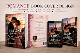 design bestselling romance book cover and ebook interior formatting