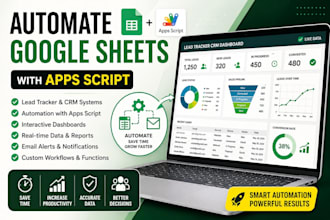 automate google sheets with apps script lead tracker spreadsheet CRM dashboard